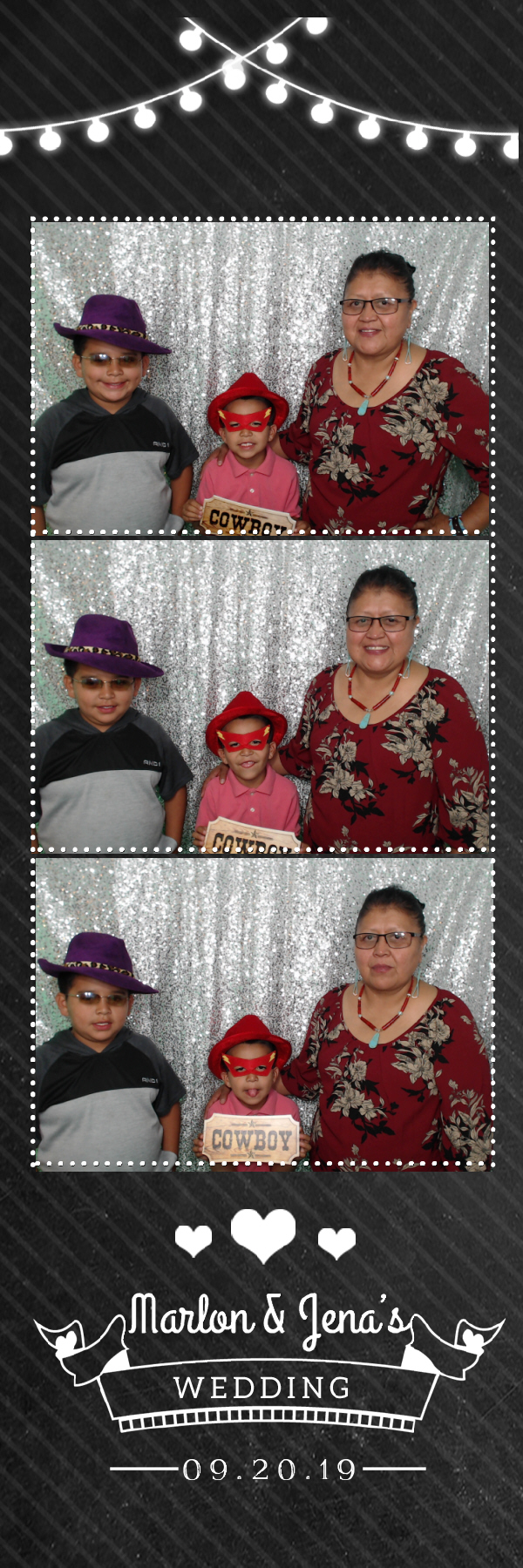 Jena and Marlon's Wedding | View more photos from the event at gallery.photoboothbillings.com/u/PhotoBoothBillings/Jena-and-Marlons-Wedding
